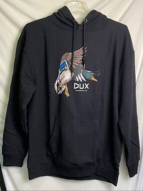 Dux Landing Mallard Thermal Hoodie - Black